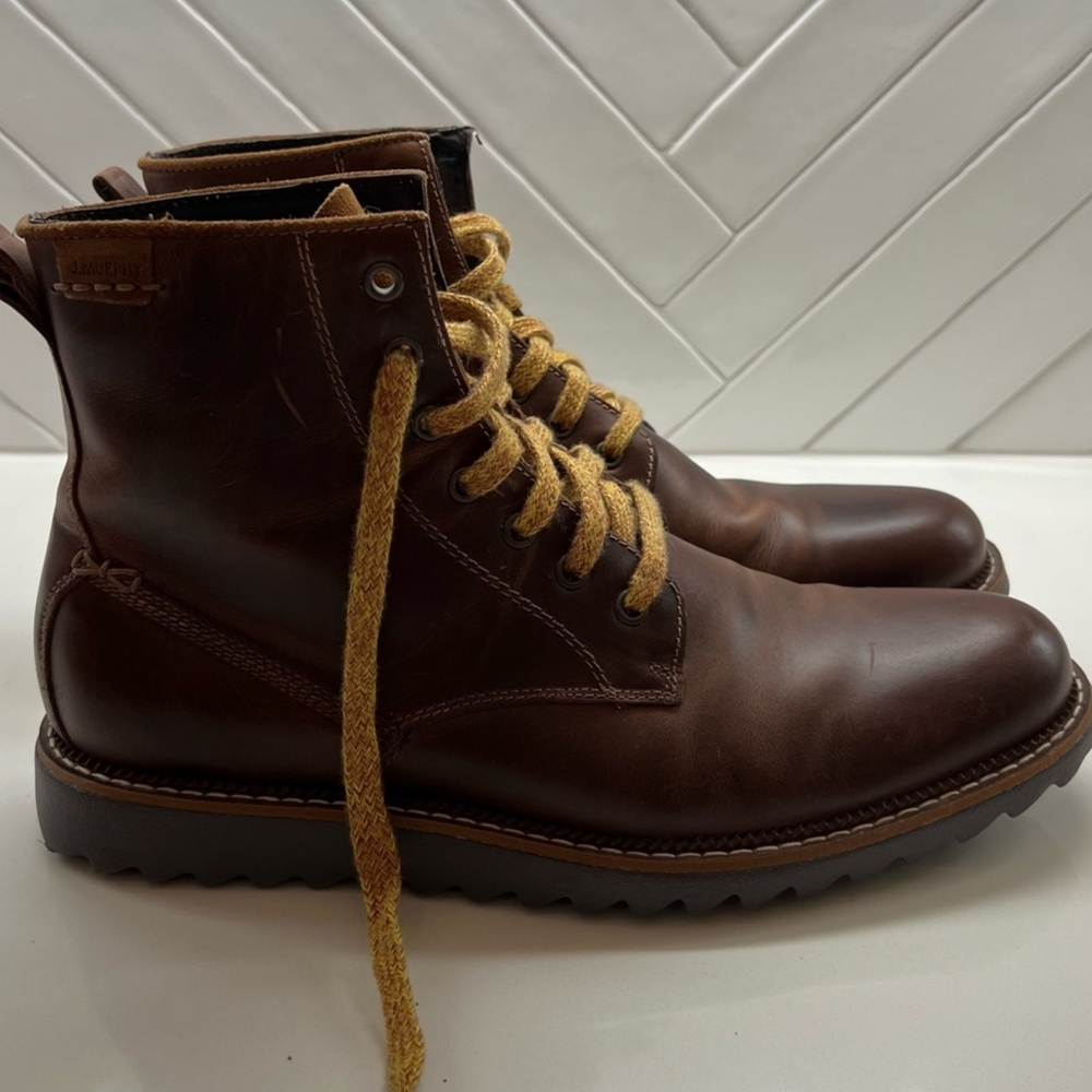 Brown Leather Men's Boots